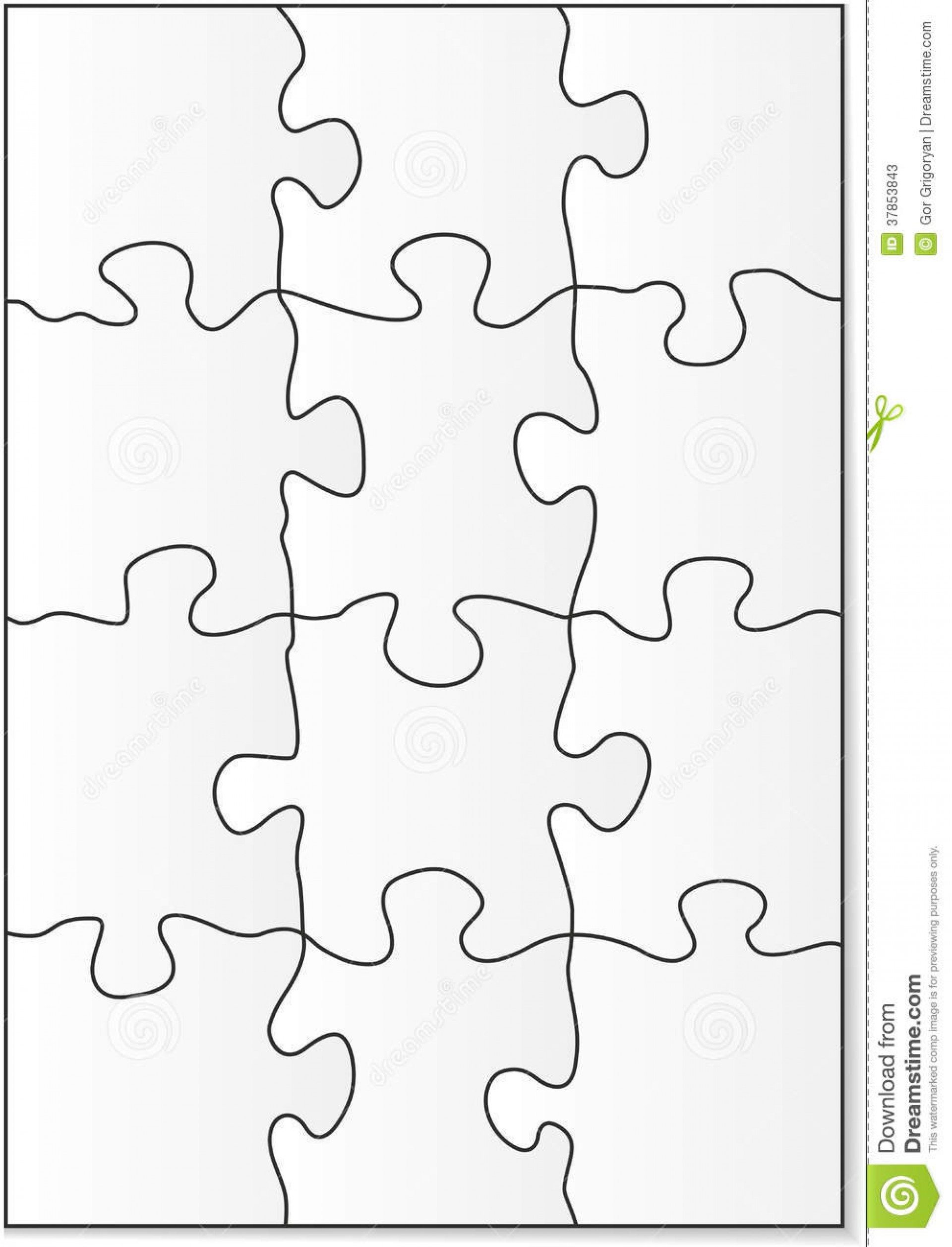 004 Kc8O76Boi Template Ideas Blank Puzzle Best Pieces 4 Piece 2 - Printable 9 Piece Puzzle