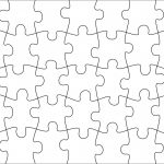 006 Jigsaw Puzzle Blank Template Twenty Pieces Simple Jig Saw   Printable Jigsaw Puzzle Generator