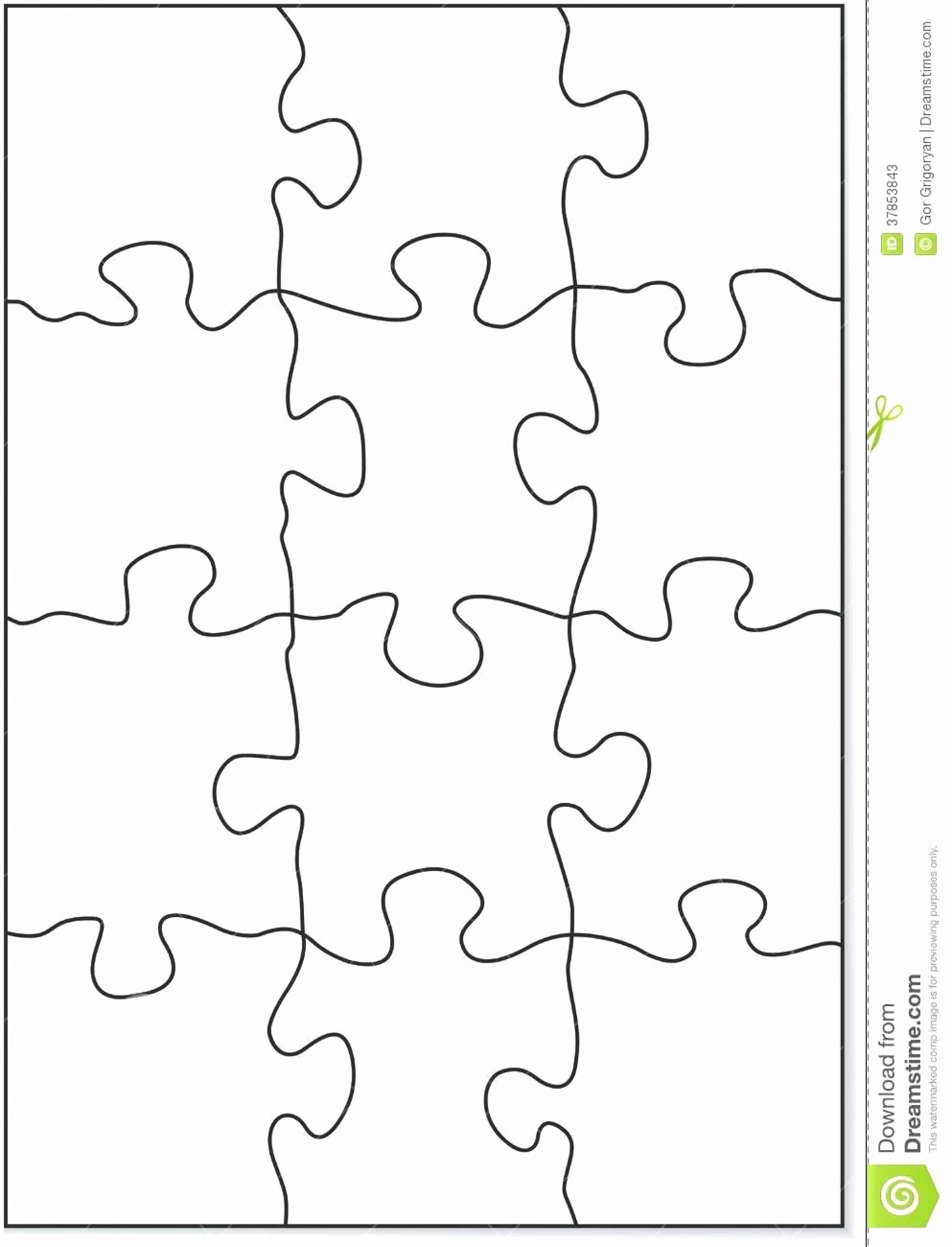 008 Blank Puzzle Pieces Template Piece Best Ideas 8 Jigsaw Printable - 4 Piece Printable Puzzle