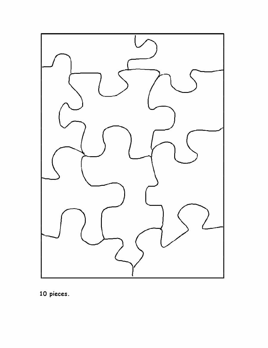 008 Blank Puzzle Pieces Template Piece Best Ideas 8 Jigsaw Printable - 5 Piece Printable Puzzle