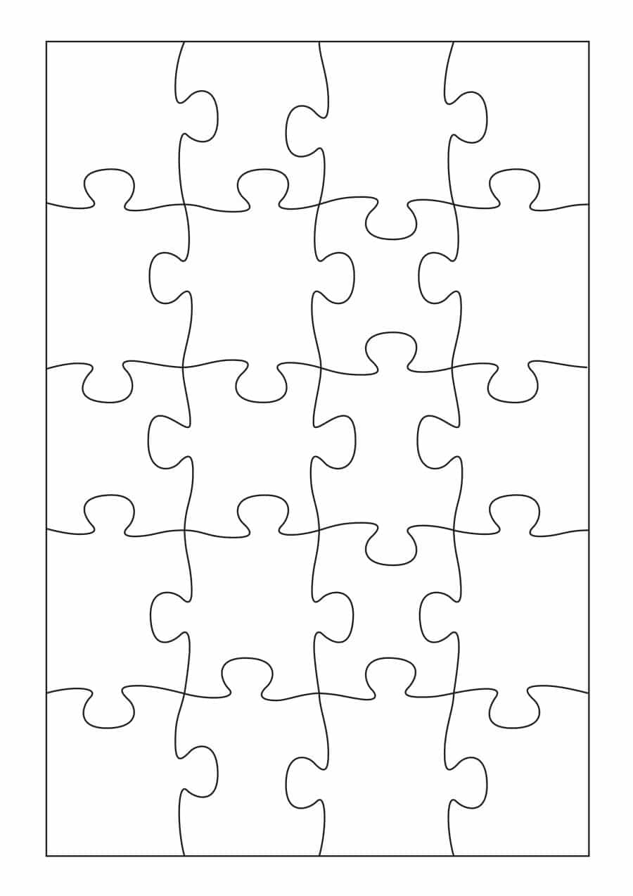 026 Template Ideas Blank Puzzle Pieces Free Vector Best 3 Piece Pdf - 5 Piece Printable Puzzle