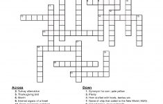 10 Superfun Thanksgiving Crossword Puzzles | Kittybabylove - Printable Thanksgiving Crossword Puzzles For Middle School