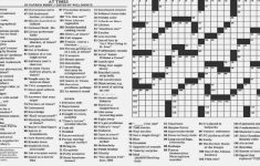 11 Best Photos Of New York Times Crossword Puzzles Printable - New - Printable Sunday Crossword Puzzles New York Times