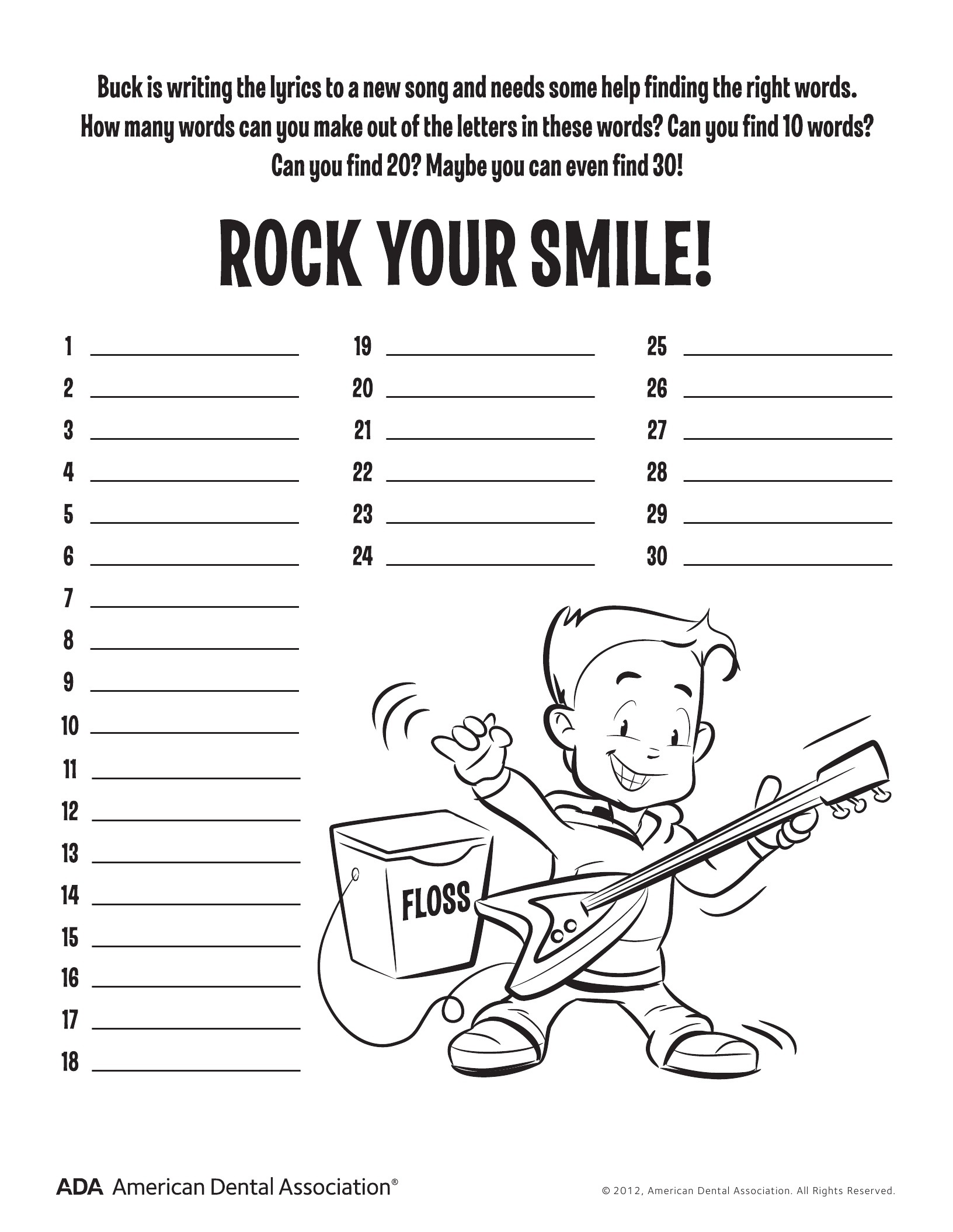 11 Dental Health Activities – Puzzle Fun (Printable) | Personal Hygiene - Printable Decoder Puzzles