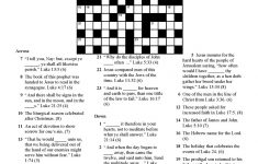 15 Fun Bible Crossword Puzzles | Kittybabylove - Printable Bible Crossword Puzzles For Youth