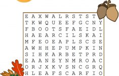 18 Fun Fall Word Search Puzzles | Kittybabylove - Printable Autumn Puzzles
