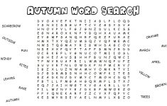 18 Fun Fall Word Search Puzzles | Kittybabylove - Printable Word Puzzles Uk