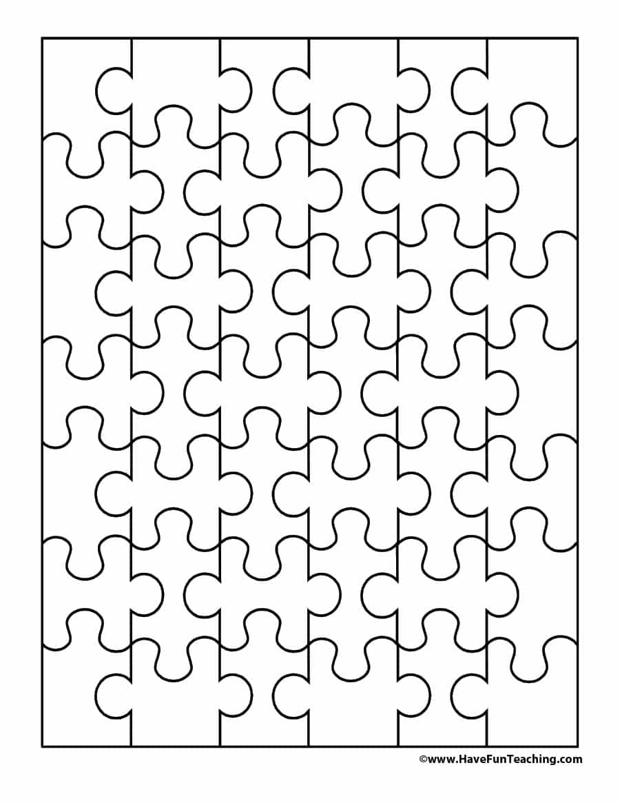 19 Printable Puzzle Piece Templates ᐅ Template Lab - Printable Cut Out Puzzles