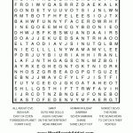 1950's Movies Word Search Puzzle | Coloring & Challenges For Adults   1950S Crossword Puzzle Printable