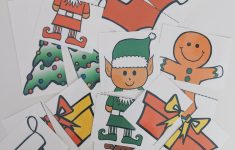 2-Piece Christmas Puzzles With Free Printable — Moments With Miss - Printable 2 Piece Puzzles