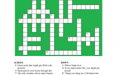 20 Fun Printable Christmas Crossword Puzzles | Kittybabylove - Free Printable Xmas Crossword