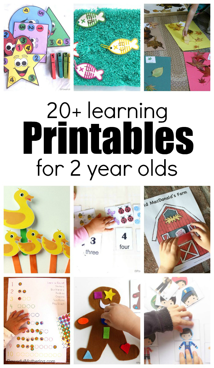 20+ Learning Activities And Printables For 2 Year Olds - Printable Puzzles For 2 Year Olds