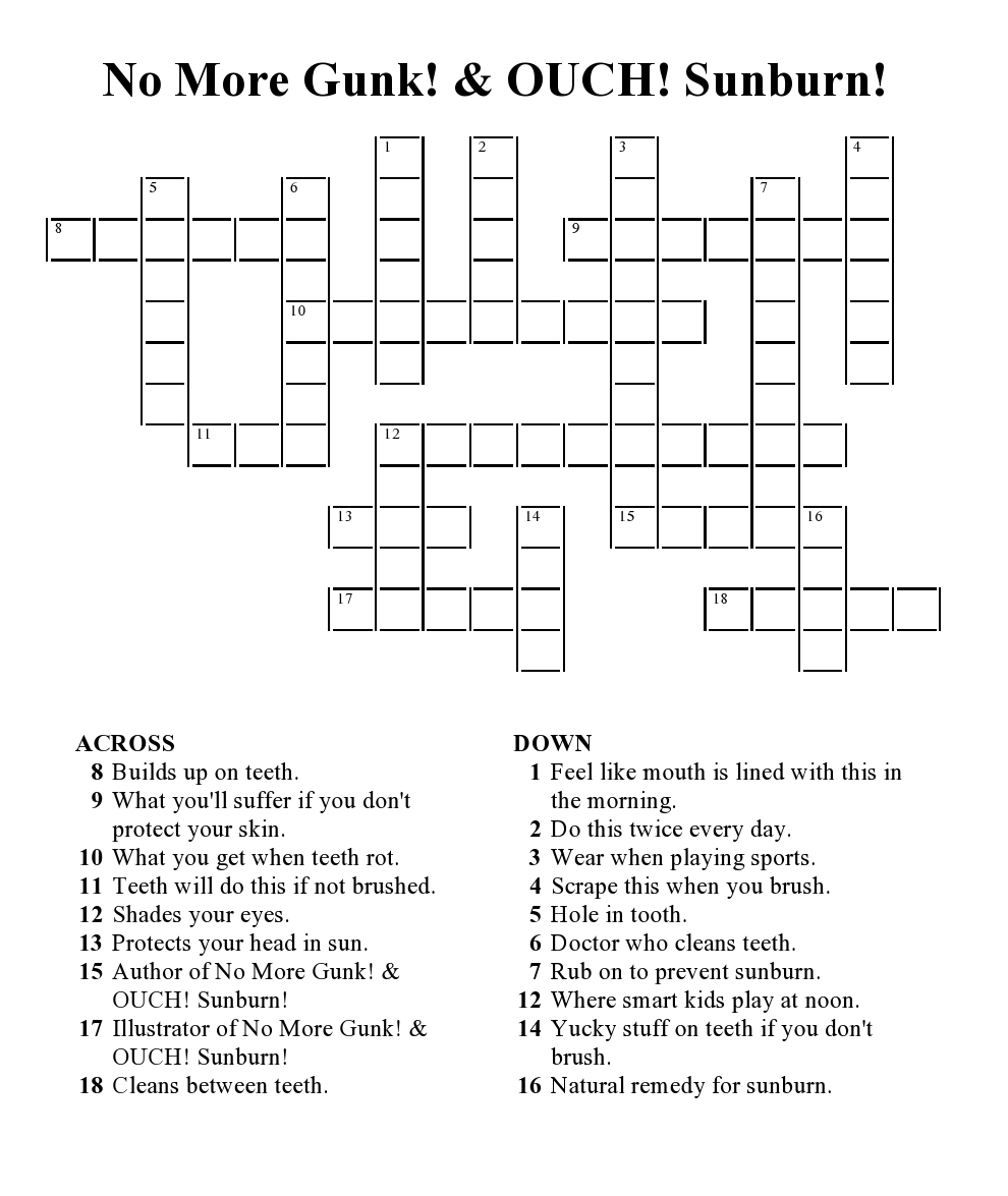 223 Best Images About Crossword Puzzles On Pinterest – Recipe - Printable Crossword Puzzles For Tweens