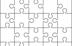 25 Jigsaw Puzzle Blank Template Stock Illustration - Illustration Of - Printable Blank Jigsaw Puzzle Outline