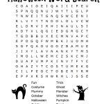 26 Spooky Halloween Word Searches | Kittybabylove   Free Printable   Printable Halloween Crossword Puzzles Word Searches