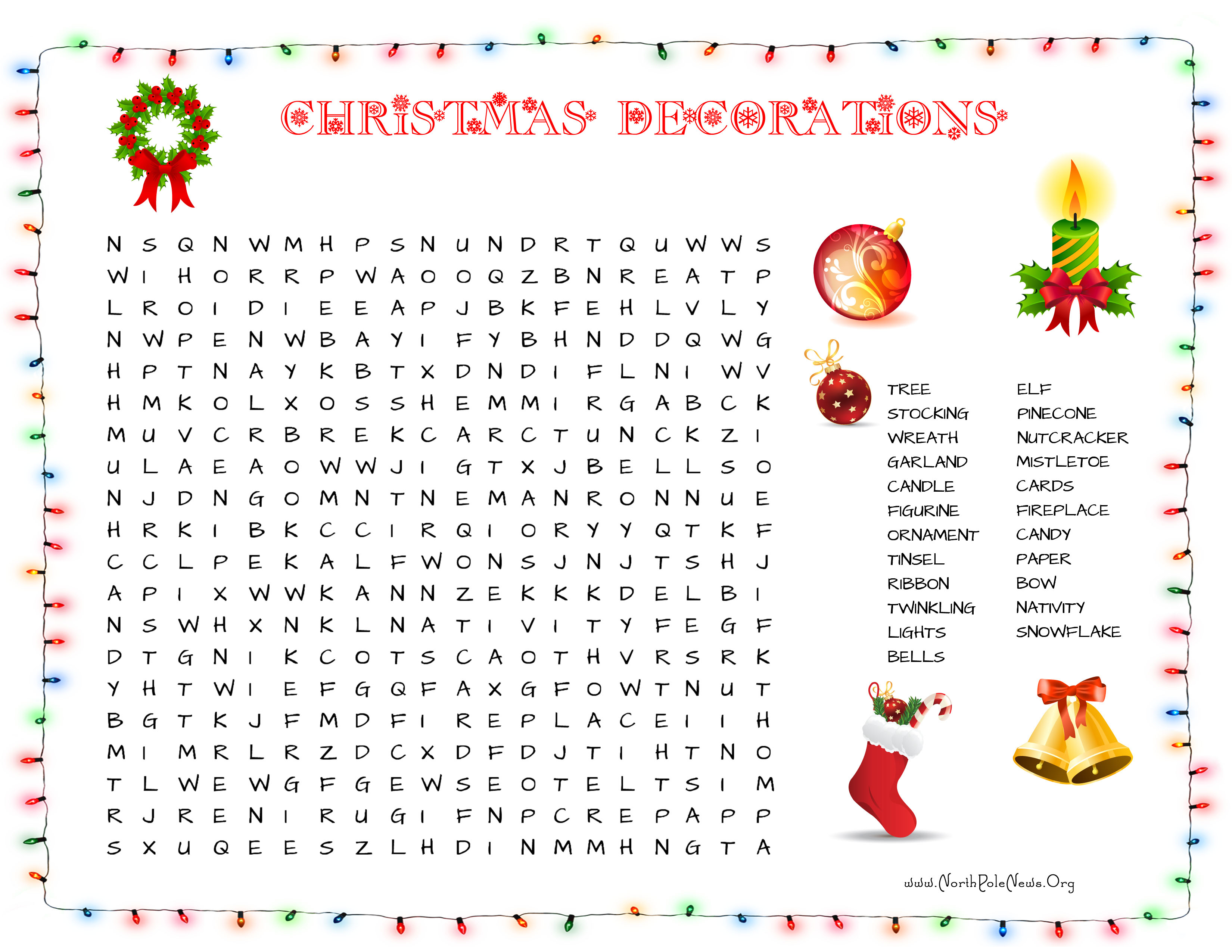 31 Free Christmas Word Search Puzzles For Kids - Printable Santa Puzzle