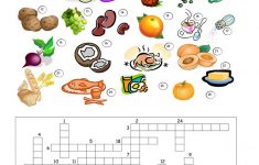 32 Free Esl Food Crossword Worksheets - Printable Food Puzzle