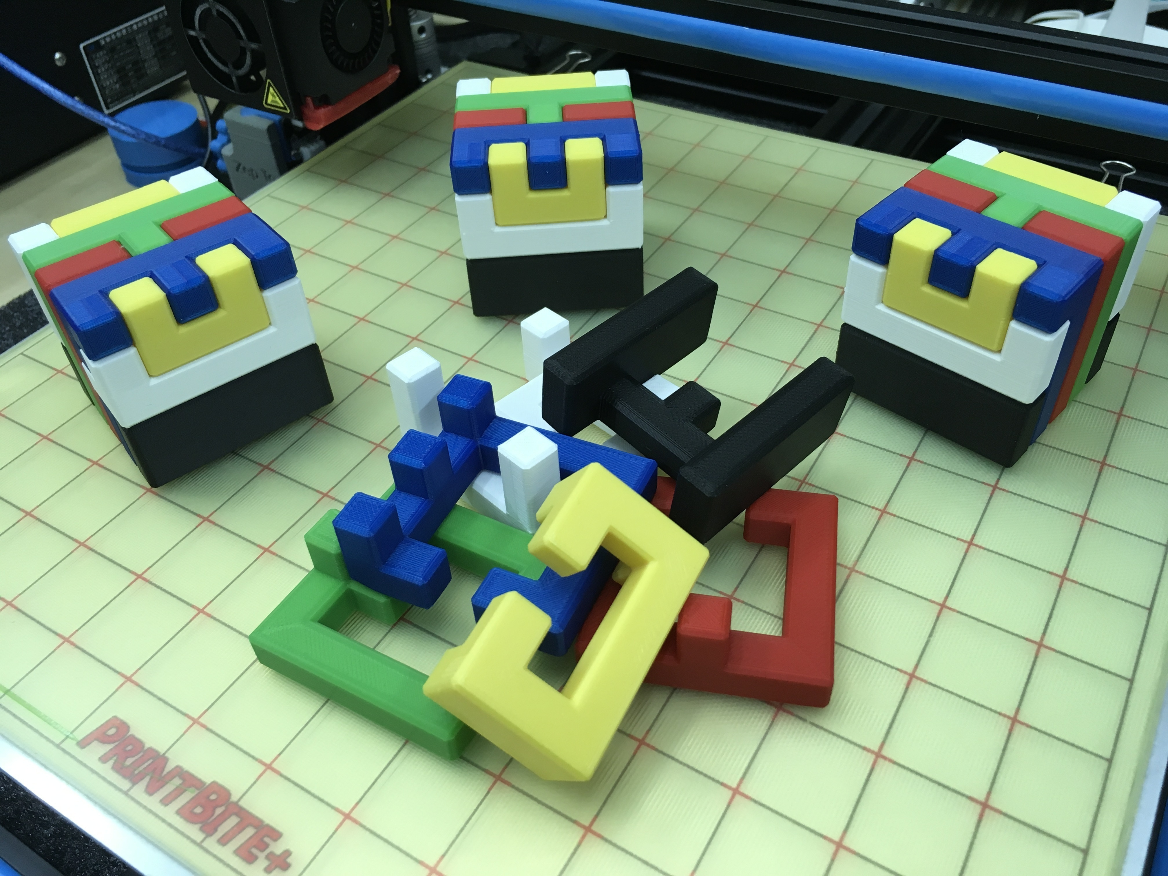 3D Printed Printable Interlocking Puzzle #4 - Level 11Richgain - 3D Printable Puzzles