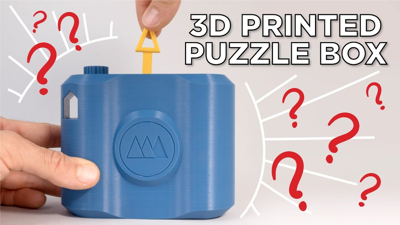3D Printed Puzzle Box And Lockpick Puzzles - Youtube - 3D Printable Puzzles