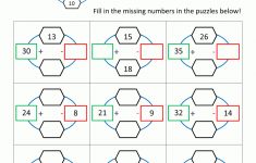 3Rd-Grade-Puzzles-Total-Difference-Puzzle-3C.gif (1000×1294) | Third - Printable Addition Puzzles