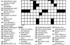 5 Best Images Of Printable Christian Crossword Puzzles - Religious - Bible Crossword Puzzles For Adults Printable