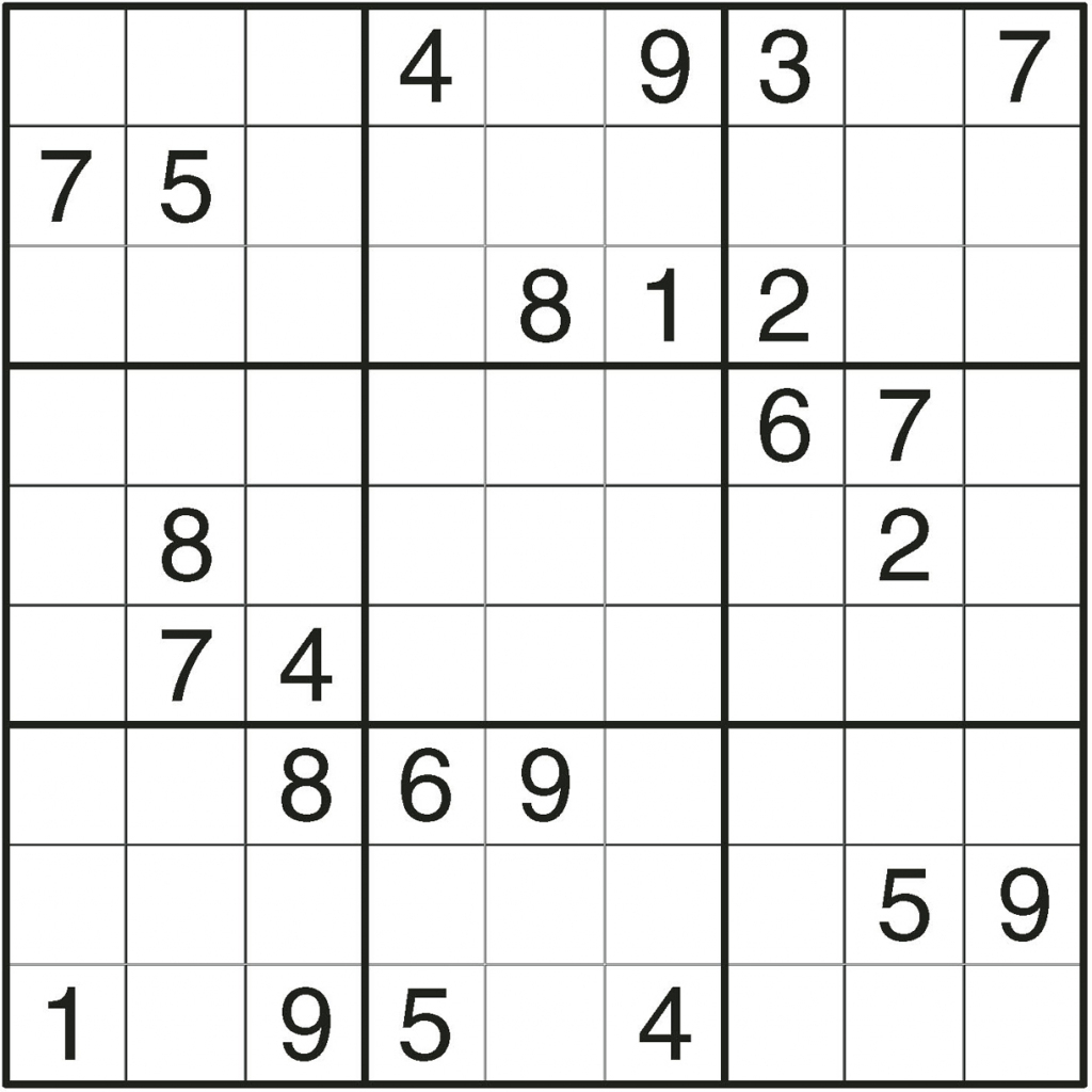 free large print sudoku puzzle printable