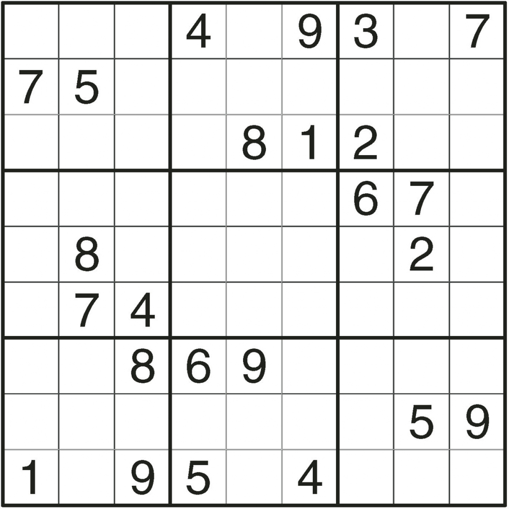 Free Printable Sudoku Puzzles Haclocal