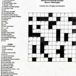 5 Printable Crossword Puzzles For Christmas   Printable Crossword Puzzle Christmas