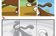 6 Piece Jigsaw Puzzle With A Running Dog | Free Printable Puzzle Games - Printable Jigsaw Puzzles 6 Pieces