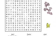 7 Printable Spring Word Searches | Kittybabylove - Printable Spring Crossword Puzzles