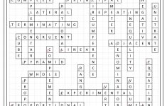 7Th Grade Math Vocabulary Crossword | 7Th Grade Math Worksheets - Free Printable Crossword Puzzles For 7Th Graders