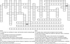 7Th Grade Science Vocabulary Crossword Puzzle Crossword - Wordmint - Crossword Printable 7Th Grade