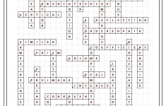 8Th Grade Math Vocabulary Crossword | Puzzles | Math Vocabulary, 8Th - Crossword Puzzles Printable 8Th Grade