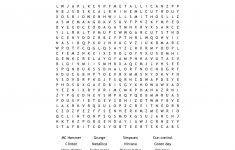 90's Word Search - Wordmint - 90S Crossword Puzzle Printable