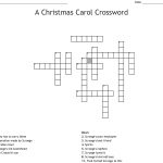 A Christmas Carol Crossword   Wordmint   A Christmas Carol Crossword Printable