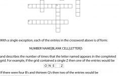 A Clueless Crossword | Paper Puzzles: Other Puzzles | Crossword - Printable Clueless Crossword Puzzles