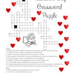 A "love" For Words! Valentine's Day Crossword Puzzle   Printable Christian Valentine Puzzles