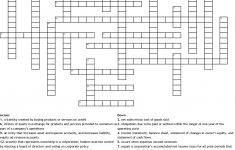 Accounting Terms: Back To Basics Crossword - Wordmint - Free Printable Accounting Crossword Puzzles