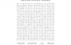 Accounting Terms Word Search - Wordmint - Free Printable Accounting Crossword Puzzles