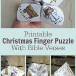 Adorable Printable Christmas Finger Puzzle With Bible Verses   These   Printable Christmas Finger Puzzle With Bible Verses