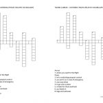 Air Travel Vocabulary Crossword Puzzle Worksheet   Free Esl   Printable Crossword Puzzles Travel