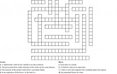 Algebra 1 Crossword Puzzle Crossword - Wordmint - Algebra Crossword Puzzle Printable