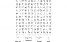 Algebra 2 Puzzle Word Search - Wordmint - Algebra 2 Crossword Puzzles Printable