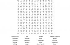 Algebra 2 Word Search - Wordmint - Algebra 2 Crossword Puzzles Printable
