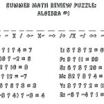 Algebra: Math Worksheet Puzzles For High School Ideas Fun Algebra   Printable Maths Puzzles Ks2