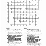 Algebraic Equations Crossword Clue | Ed Natural   Algebra Crossword Puzzle Printable