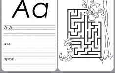 Alphabet A-Z - Puzzle Worksheet - Coloring Book Vector Image - Worksheet On Puzzle
