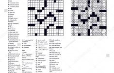 Americanstyle Crossword Puzzle 15 X 15 Stock Vector (Royalty Free - 15X15 Printable Crossword Puzzles