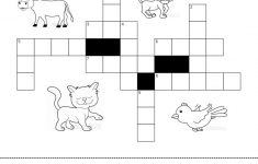 Animals And Their Sounds Crossword Puzzle. - Crossword Puzzles For Kids - Animal Crossword Puzzle Printable