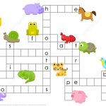 Animals Crossword Puzzle | Free Printable Puzzle Games   Printable Crossword Puzzles About Animals